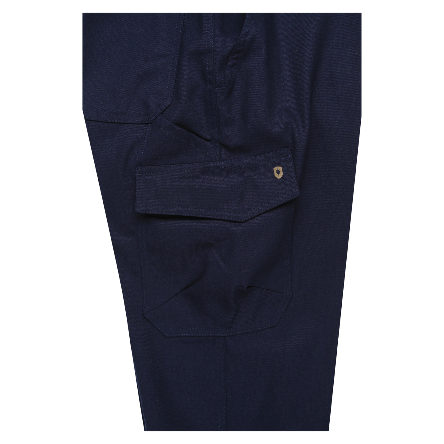 Ladies 300 gsm cotton ripstop cargo pants with Velcro‑closed cargo pockets, seven‑pocket design including ruler pocket and a women’s high‑waist/hip fit