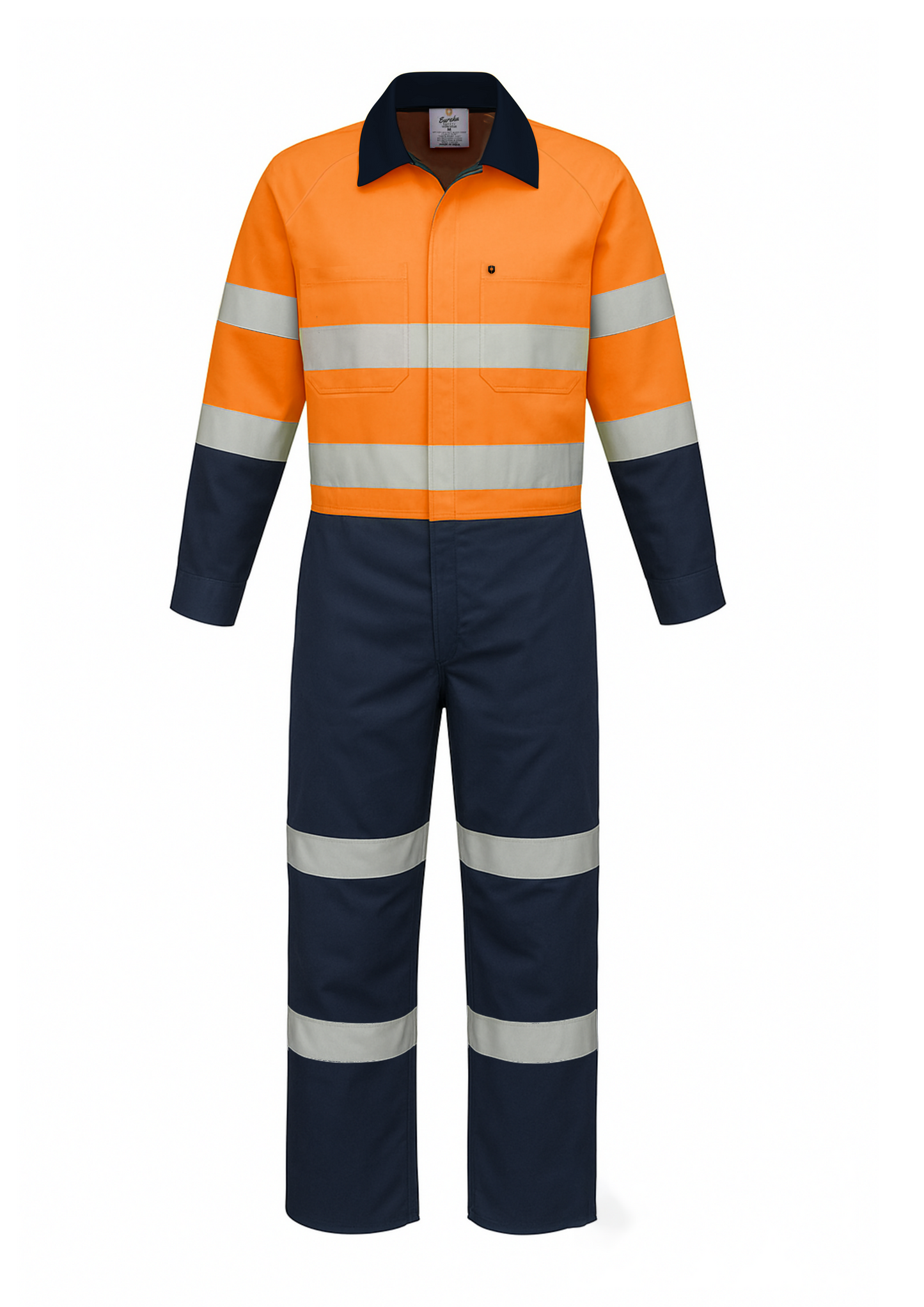 Womens RipStop Cotton Coverall with Reflective Tape